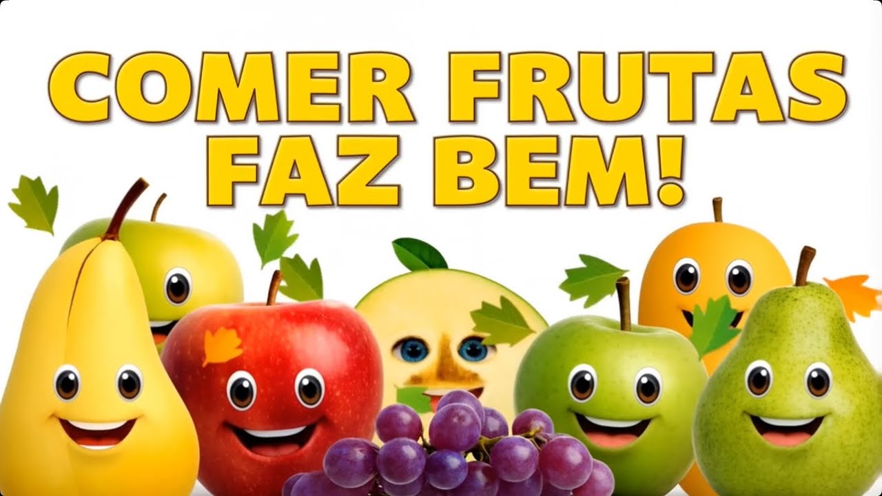 Comer FRUTAS faz bem! Bebês e Crianças comam muitas frutinhas! @laubecanal 