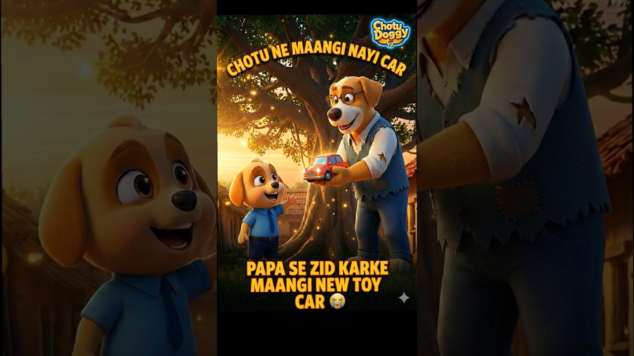 Papa Se Zid Karke Maangi New Toy Car 😭 | Chotu Doggy TV