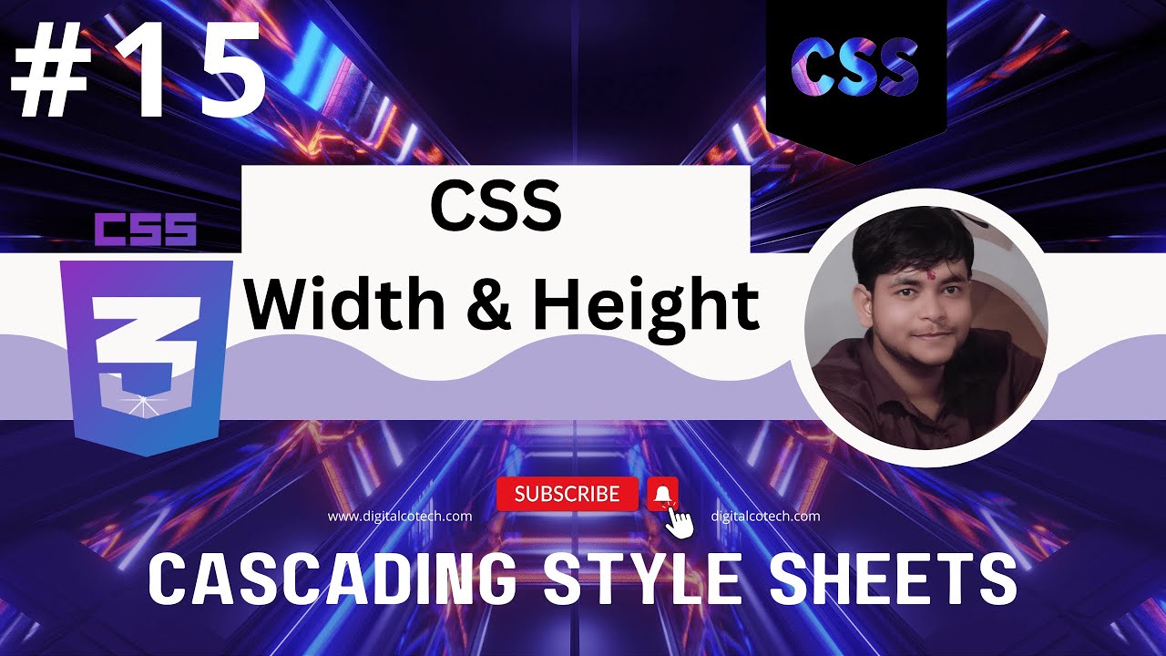 CSS  Layout - Width and Hight || All... || CSS Tutorial For Beginners In Hindi || By DigitalCoTech🔥