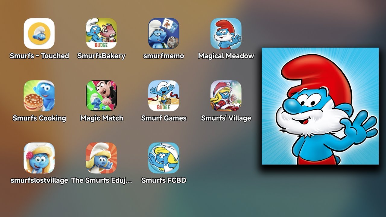 Смурфики и волшебный луг - Новое, последнее обновление APK - Обзор игрового процесса для Android