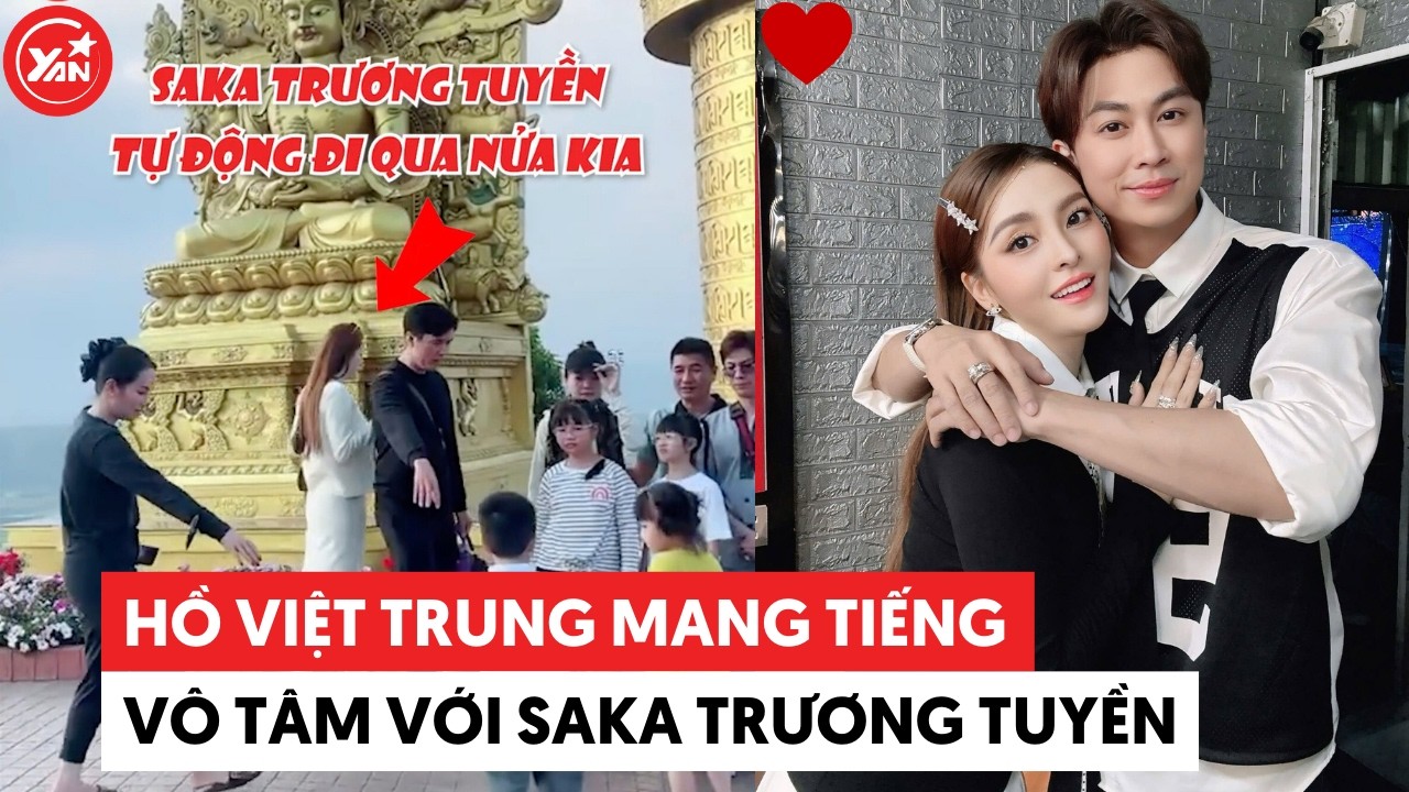 Hồ Việt Trung mang tiếng vô tâm với Saka Trương Tuyền vì lên xe trước, không đỡ vợ bầu