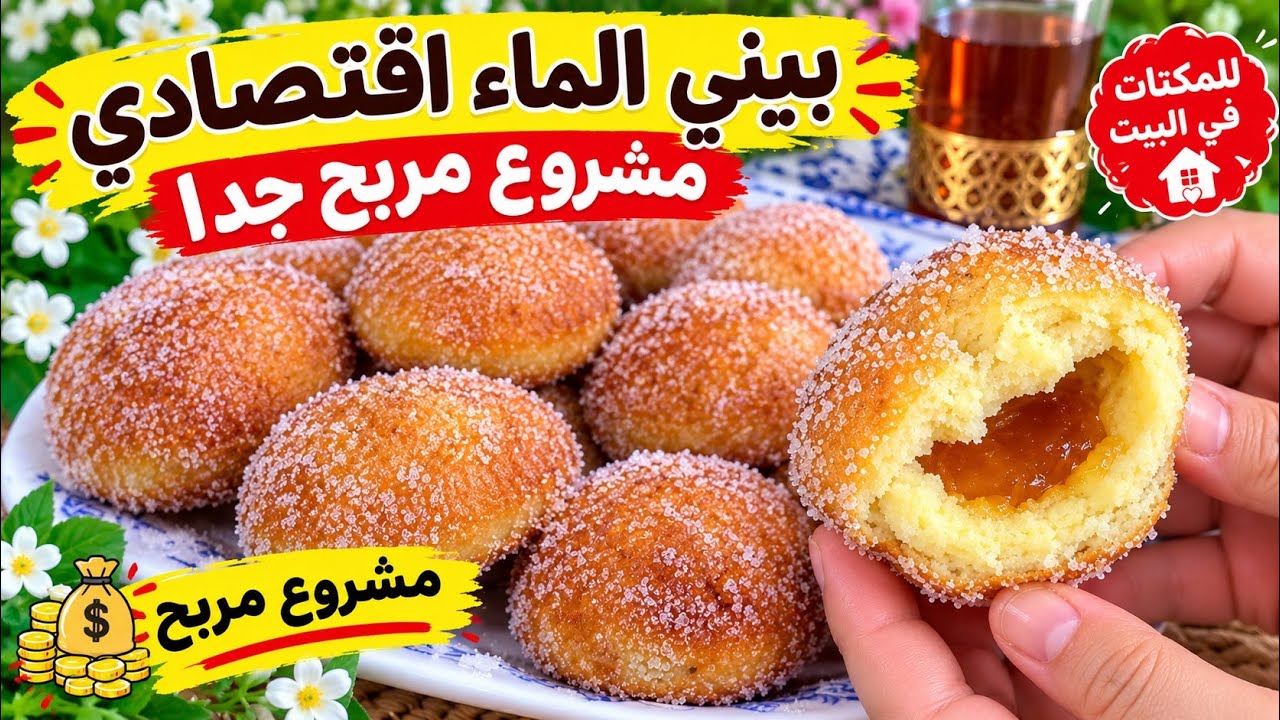 بينيي الماء إقتصادي مشروع مربح جدا للمكثات في البيت (فرينةوماء )فقط سريع سهل ناجح 100/100