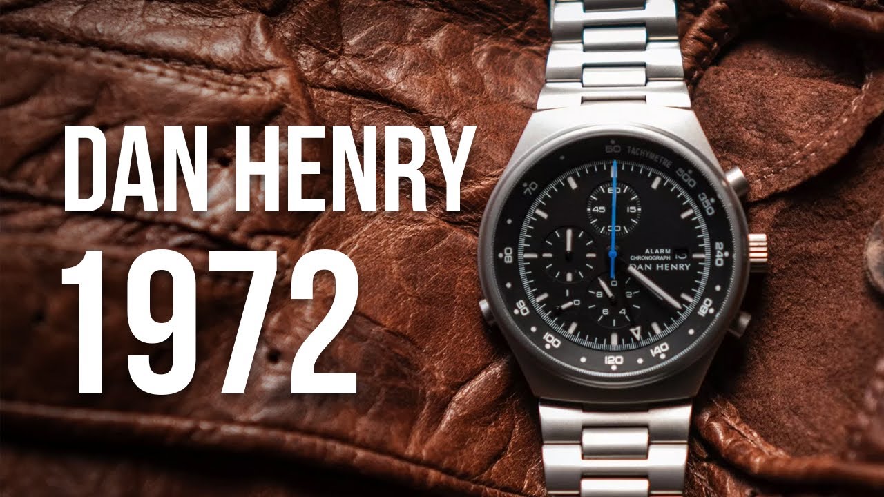 DAN HENRY 1972, la sportivité et l'élégance réunies pour une superbe montre !