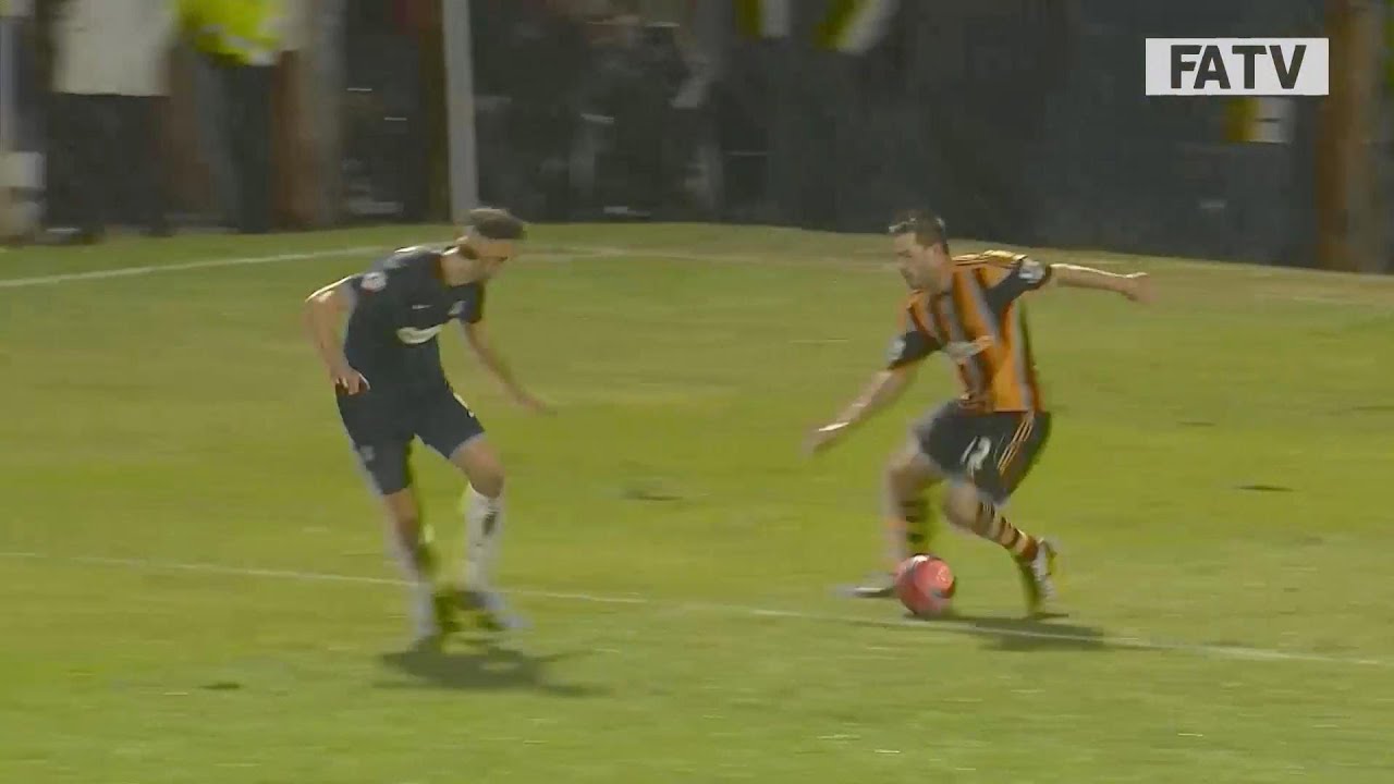 Matty Fryatt scores a beauty for Hull City vs Southend United, FA Cup Fourth Round