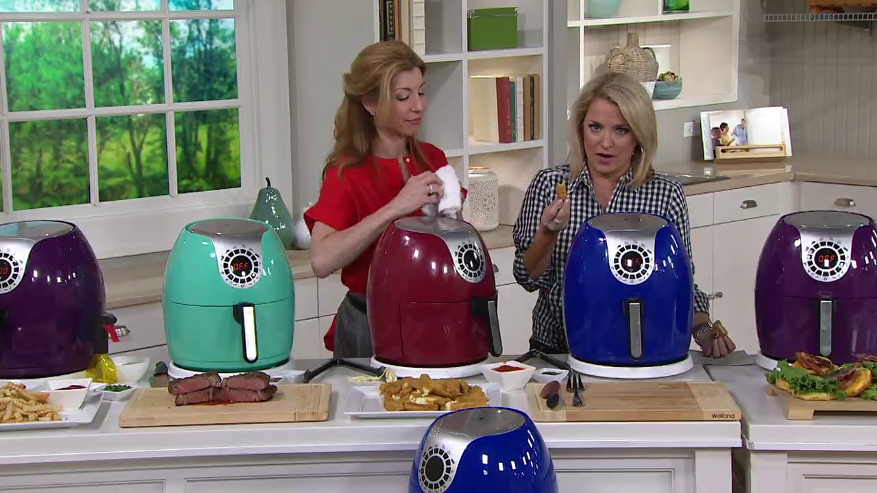 Cook's Essentials 5.3-qt Digital Air Fryer w/10 Presets & Pan on QVC
