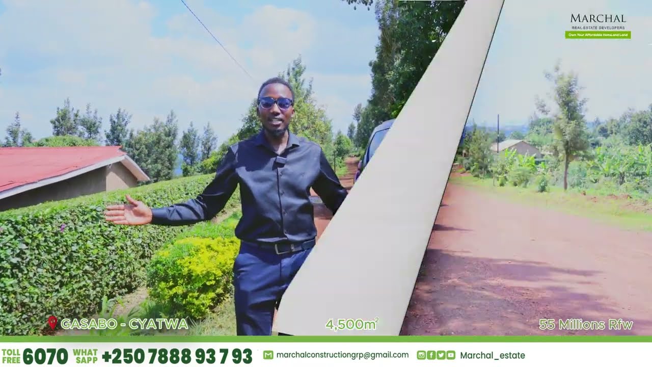 GASABO- RUTUNGA:REBA #ISAMBU Nini 4,500m2 IKGURISHWA Ahantu Hafite AMATEKA Menshi Cyane | ni Heza