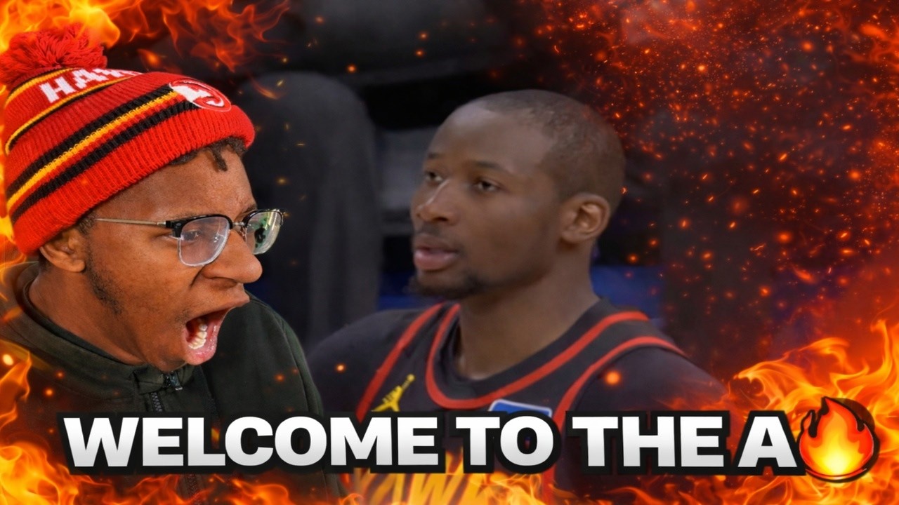 HAWKS FAN REACTS AND GOES CRAZY AFTER KUMINGA DEBUT😱 | Hawks vs Wizards | Full Game Highlights