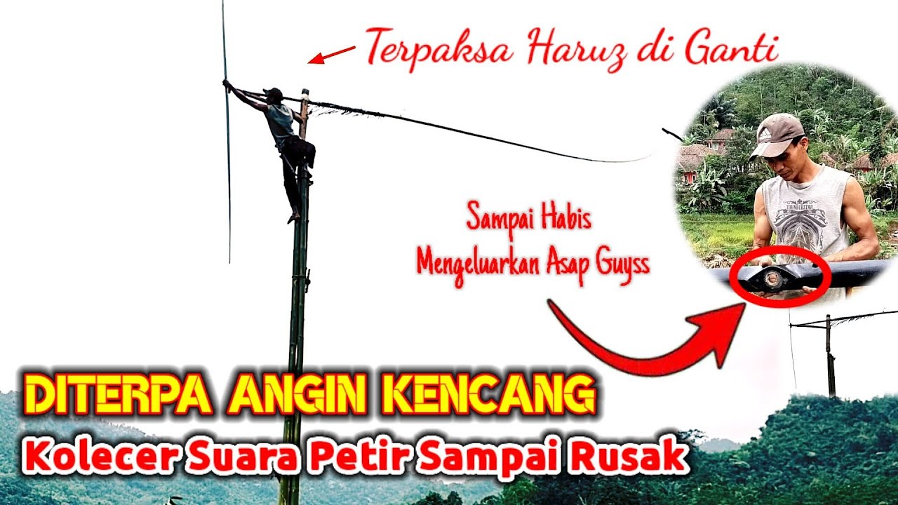 Angin Kencang Terpa Kolecer Suara Petir sampai Mengeluarkan Asap | Kolecer 2021