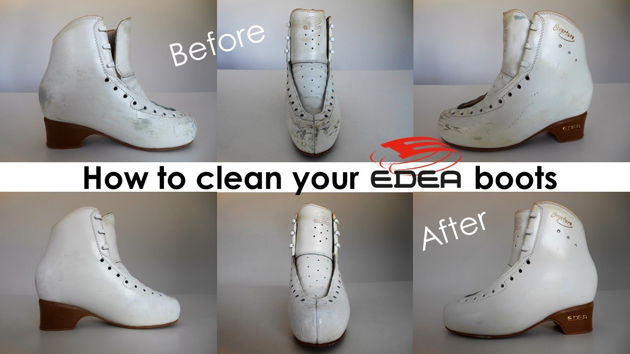 How to clean Edea skating boots - Leather ones + Ice Fly and Piano