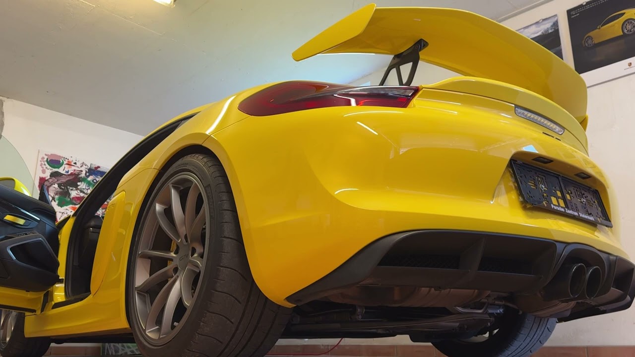 PORSCHE CAYMAN GT4 3.8 | HARD REVS 💥 | 981 | 2016
