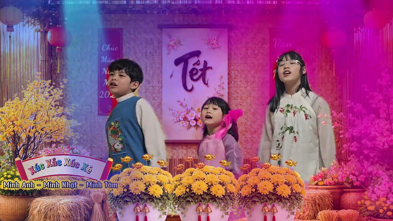 XÚC XẮC XÚC XẺ -  MINH TÂM - MINH NHẬT - MINH ANH - PUZAMIN GIÁO DỤC (부자민)