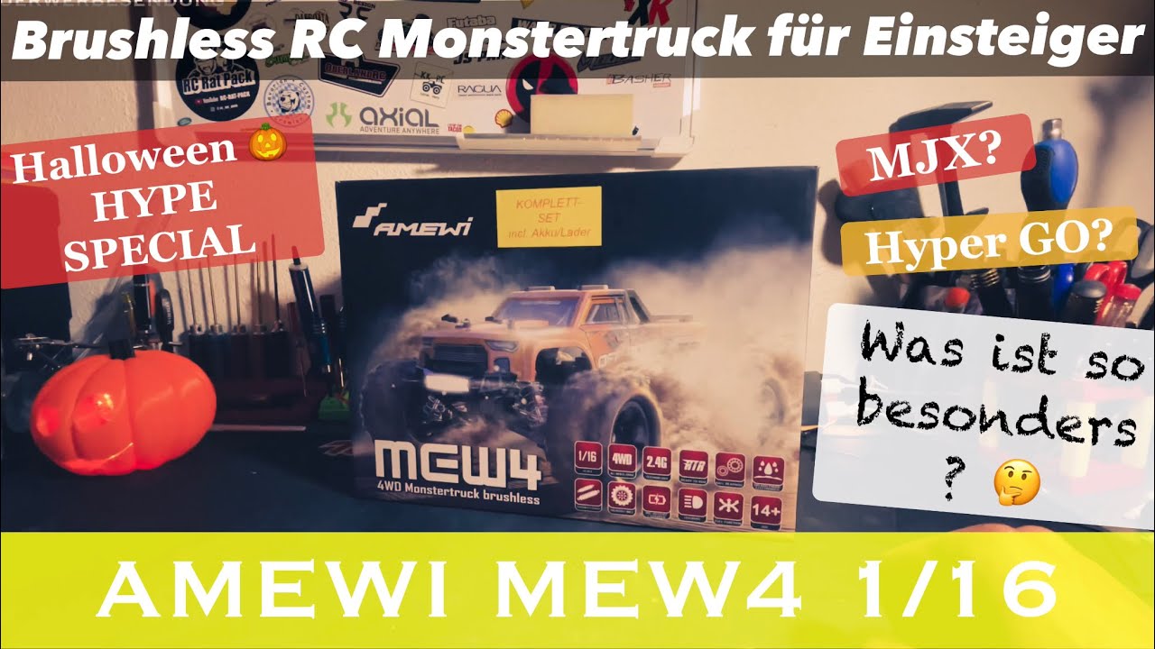 AMEWI MEW4 / RC UNBOXING - MJX CLON? HYPE? Was steckt hinter diesem 1/16 RC MONSTERTRUCK??