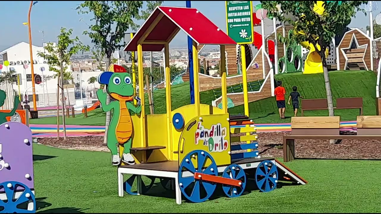 Jared y Jorel en el parque drilo.