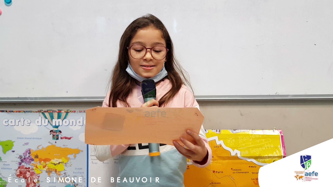 Campagne électorale au sein de l'école Simone de Beauvoir en CE1 et CE2