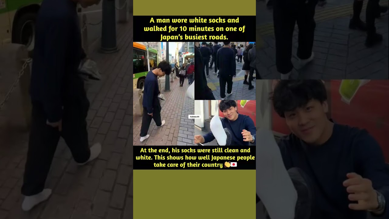 The image highlights a popular social experiment by influencer Jojo Sim, 