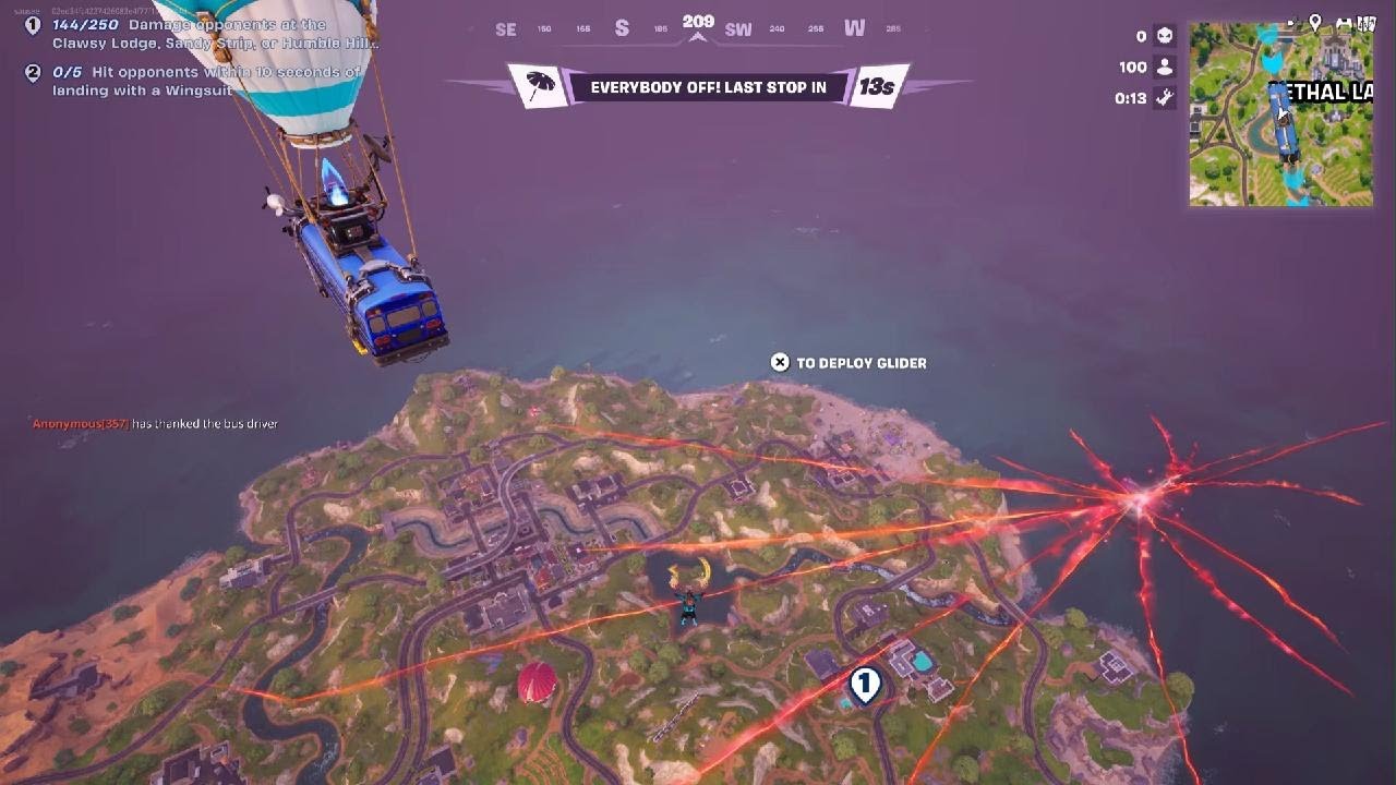 Fortnite Battle Royale (Season 7) Zero Build (Solo) Completing Story Quests