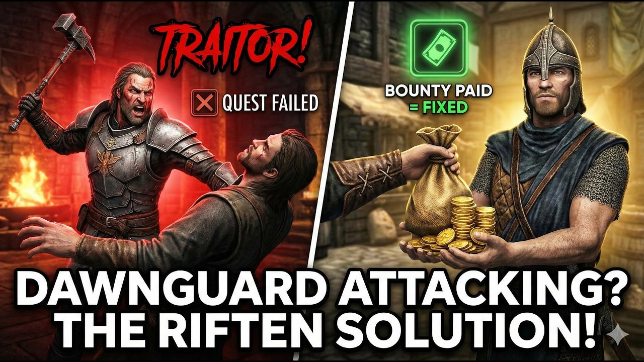 Skyrim DawnGuard Glitch : Why Are They Attacking Me ?