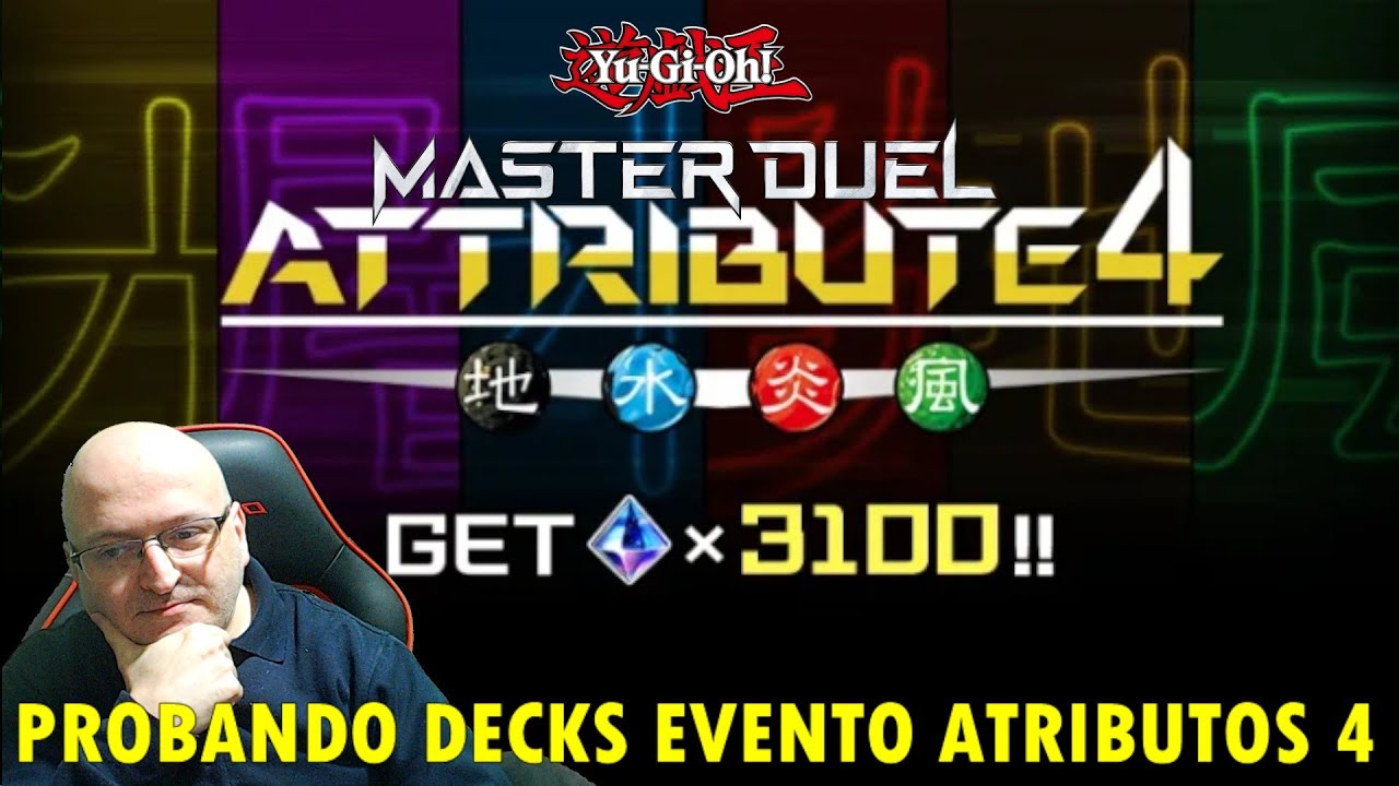 YU-GI-OH! MASTER DUEL EN DIRECTO PROBANDO DECKS DE EVENTO ATRIBUTO 4