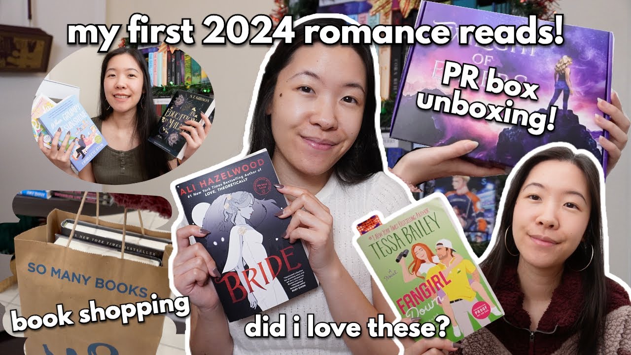 I read 3 new 2024 romance books 👀 | spoiler free reading vlog