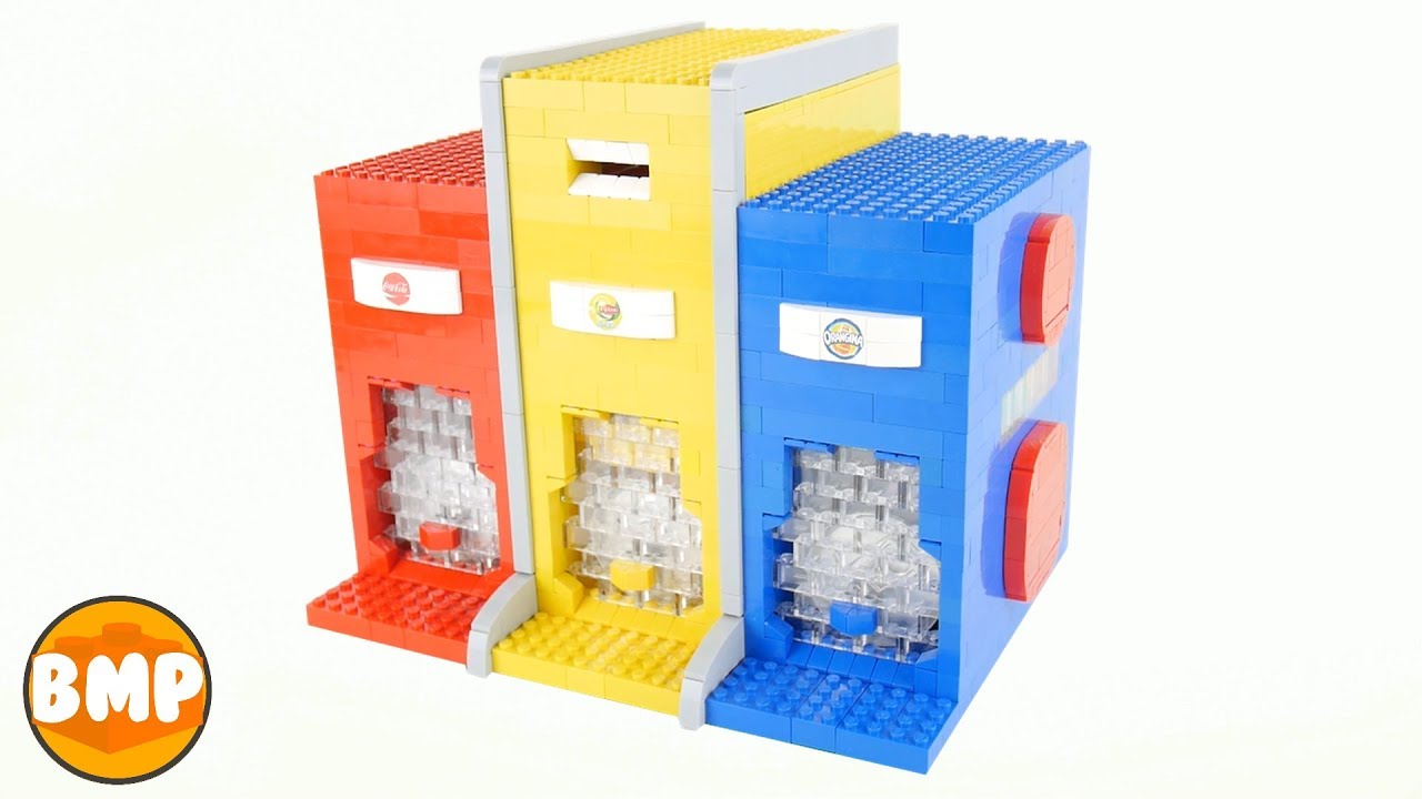 The LEGO Soda Machine | Coca Cola, Ice Tea, Orangina