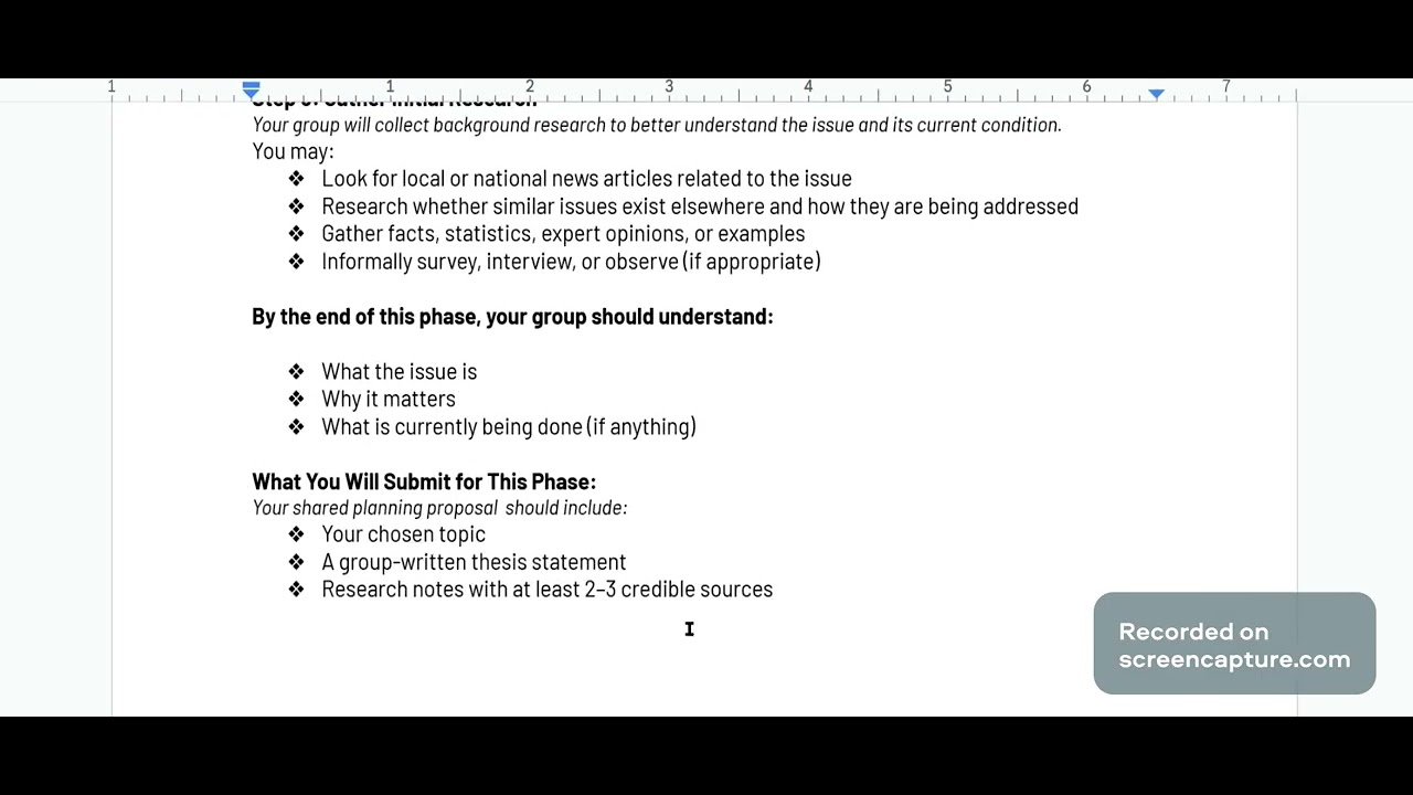Group Activism Proposal: Research