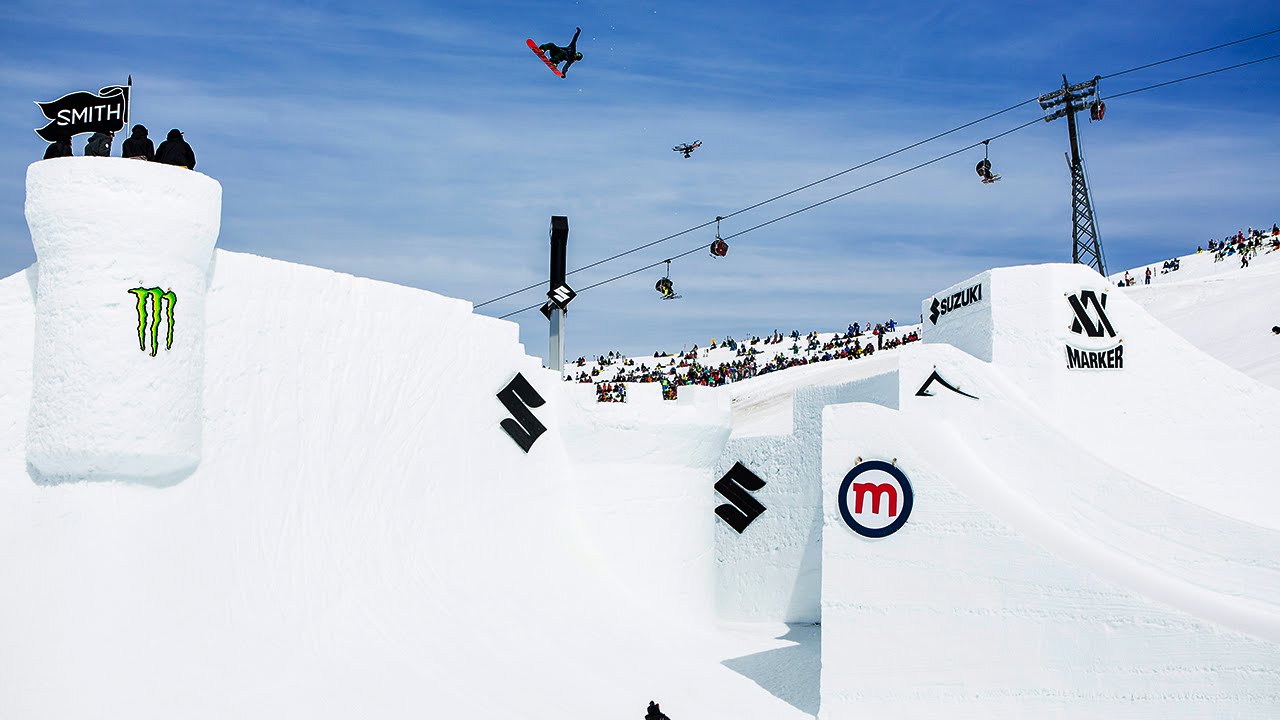 Big Air Ski & Snowboard Contest Action | Suzuki Nine Knights