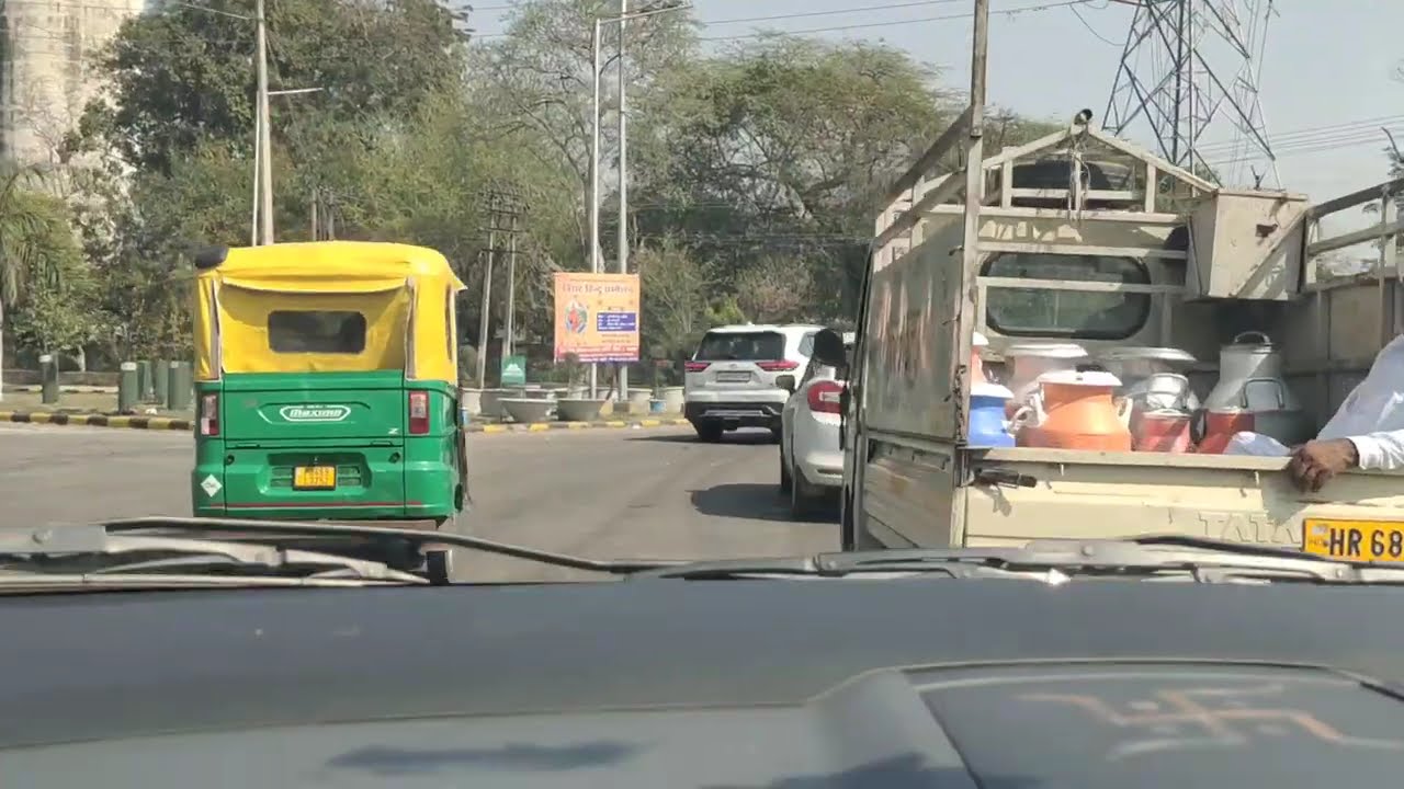 Panchkula road view | Sunny day