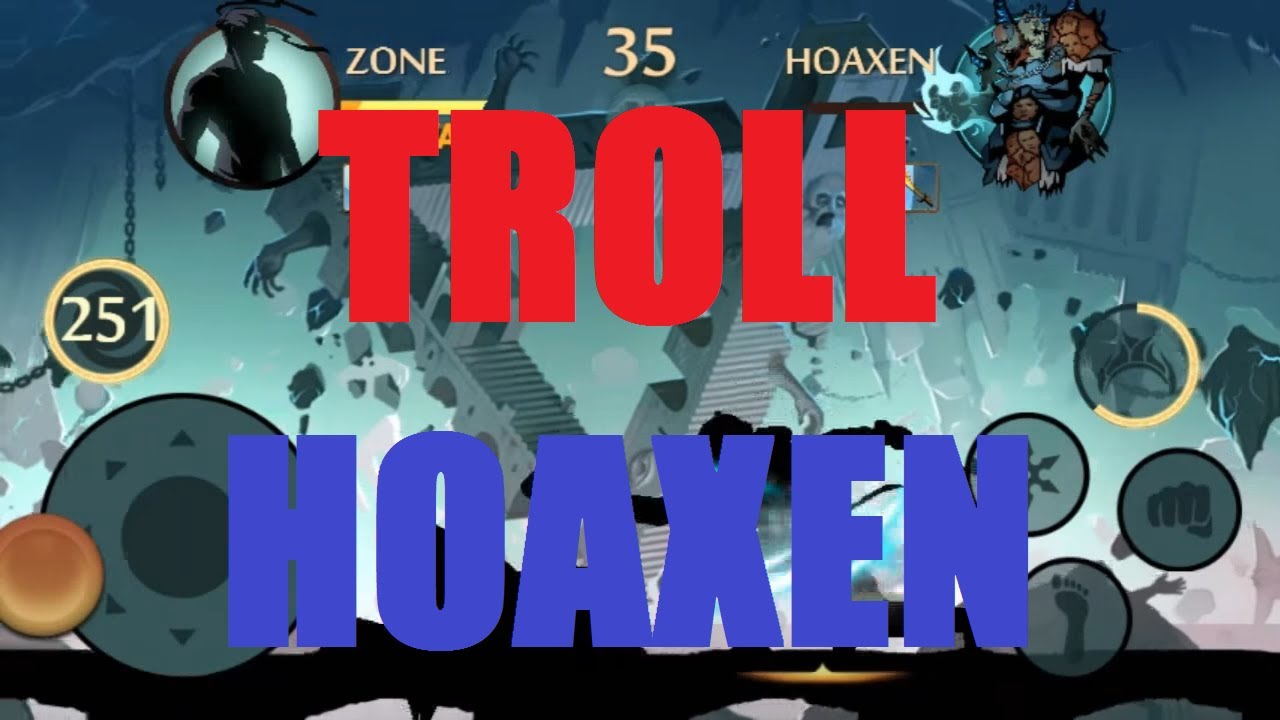 Shadow Fight 2: Troll HOAXEN!! (ft. Harrier Hooks)