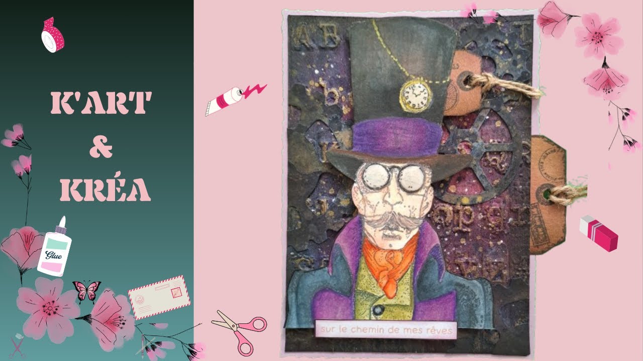 Carte Steampunk #anniversaire @vanessalambert3096