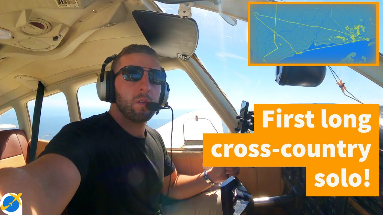 First LONG Cross Country Solo (180 nm) | Student Pilot Flight Vlog