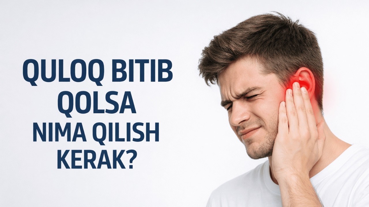 Quloq bitib qolishini davolash | Ilyos Murodov
