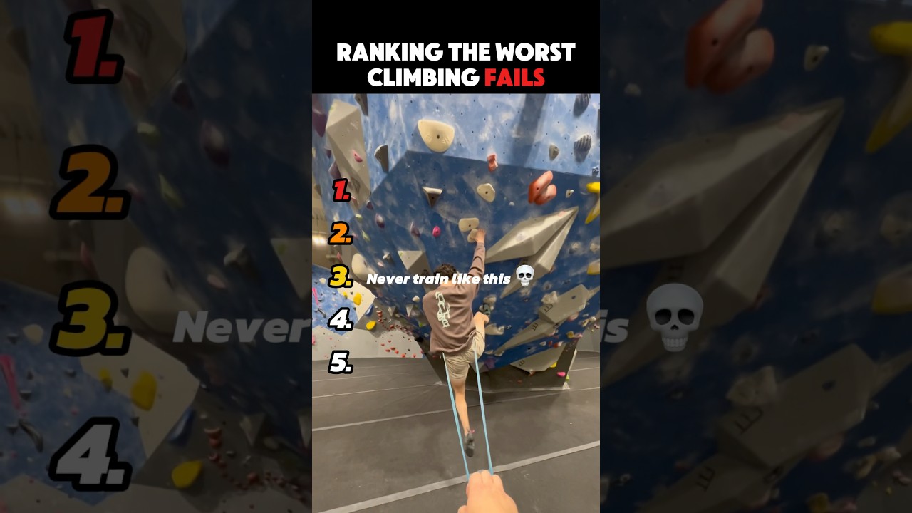 Top 5 WORST Climbing Fails #bouldering #climbing