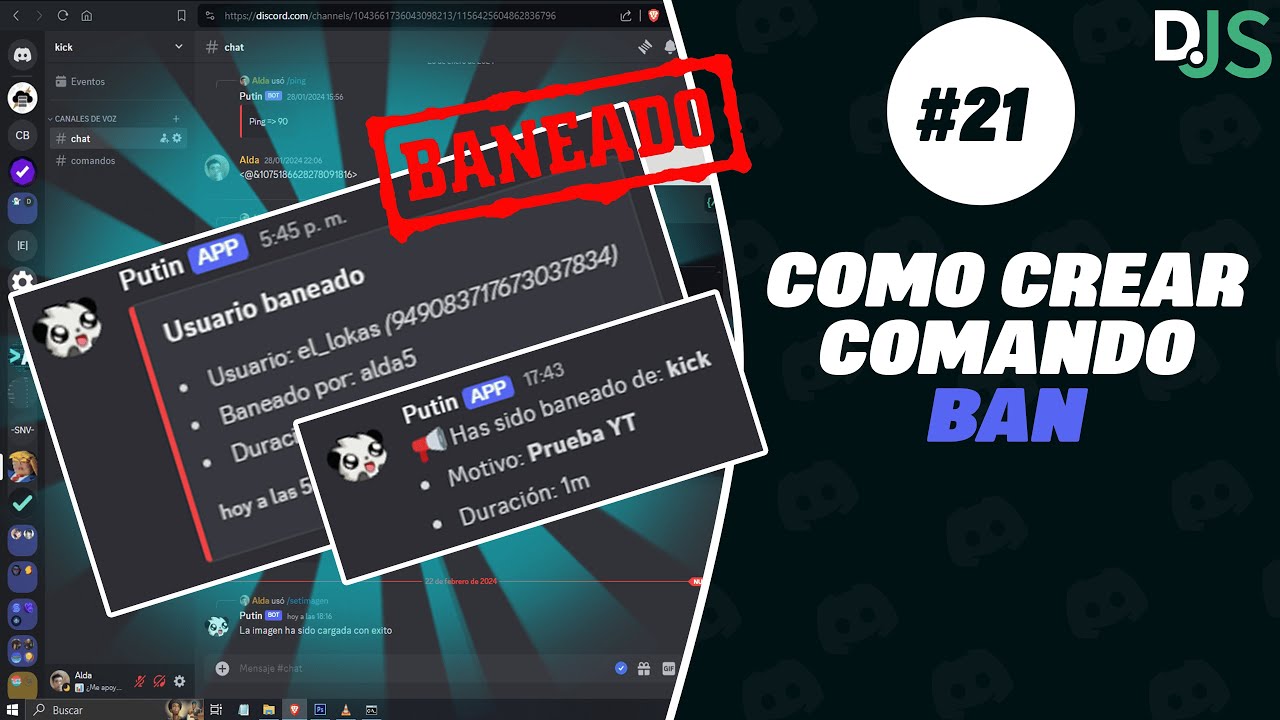 Como Crear Comando Ban | 2025 | Discord.js v14