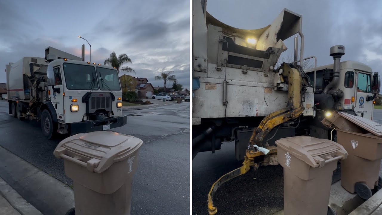 Peterbilt 520 Truck 3704￼ shout out to cheetah ￼#garbagetruck #peterbilttruck #work #viral #truck