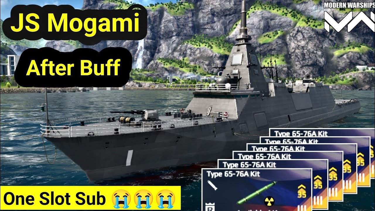 Mogami - After Buff💪 Review & Gameplay Modern warship Alpha Test 