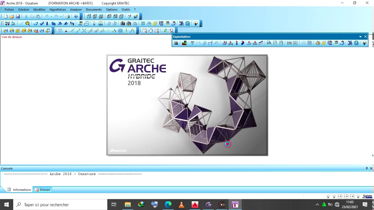 FORMATION ARCHE OSSATURE   INTERFACE