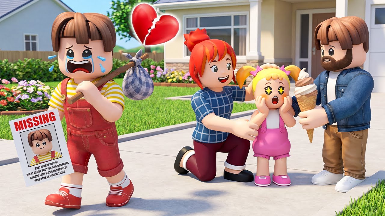 ROBLOX Brookhaven 🏡RP: The Unlucky Brother and Gold Sister | Roblox 79