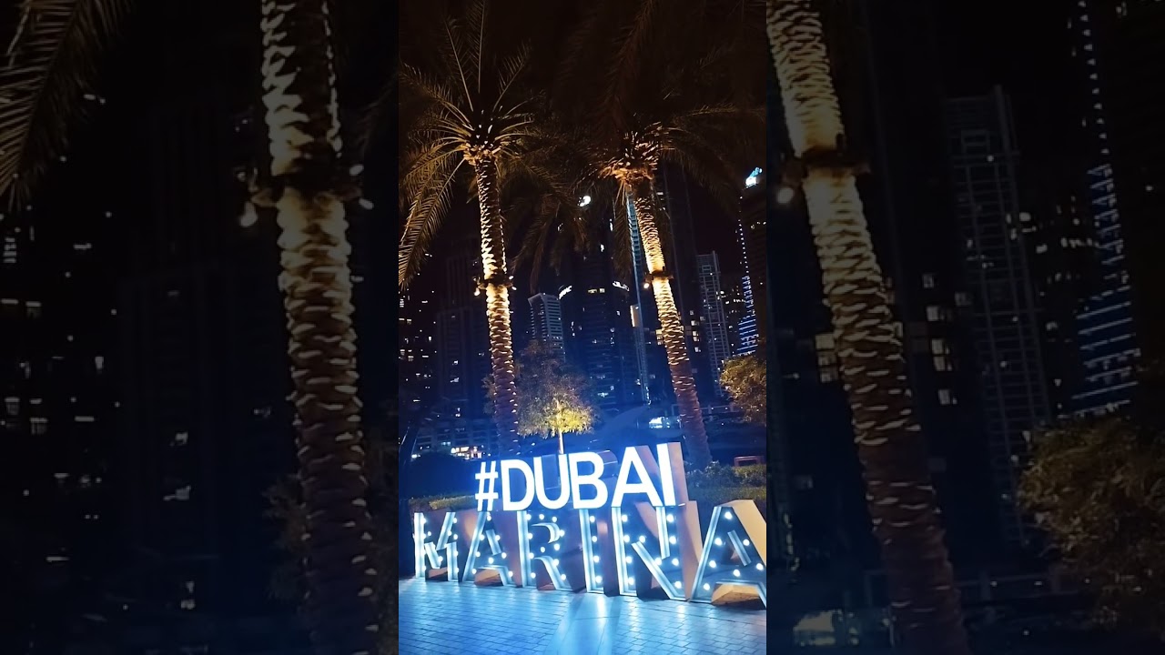 #dubaimarina #marinabeach #nightoutdubai #reelsinstagram #viral