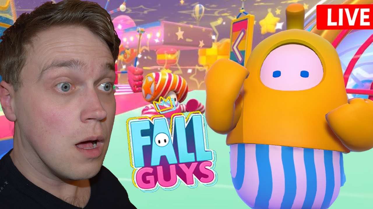 LIVE - NEW FAMEPASS GRIND! FALL GUYS GAMING!