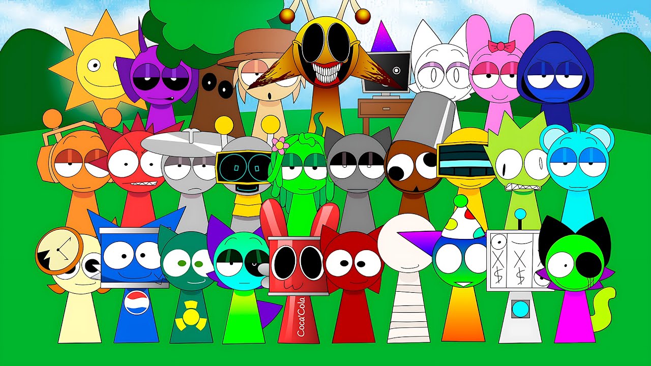 Incredibox Sprunki Simon's Realm But ALL Characters Together (Recreated Mod + New OC's)