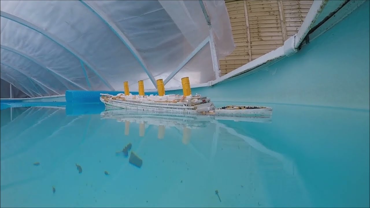 HMHS Britannic model sinks (reupload)