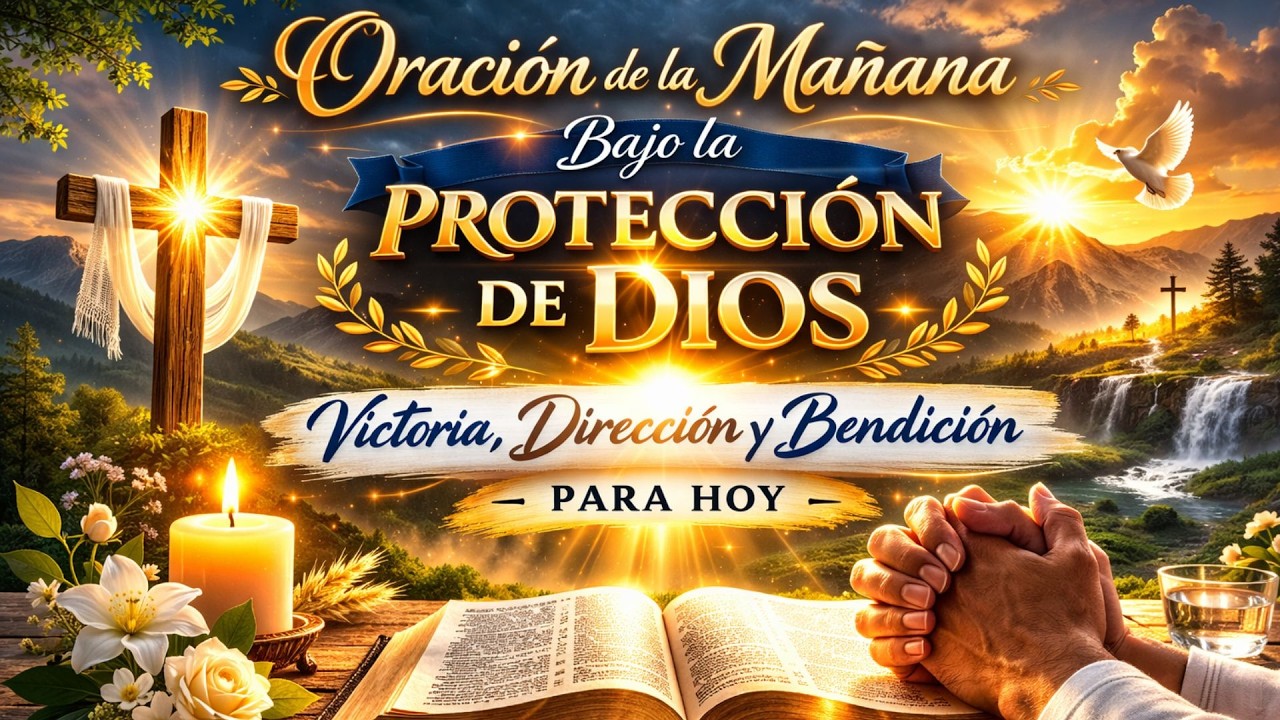 Oración de la Mañana Bajo la Protección de Dios | Victoria, Dirección y Bendición Para Hoy