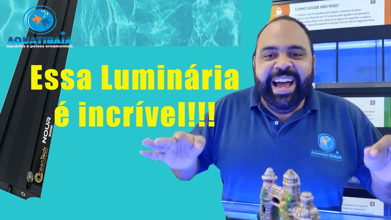 Todas Luminárias são iguais? Essa é diferenciada!!! Nour Plus Ocean Tech