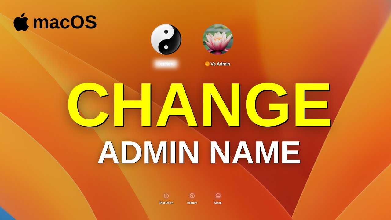How to Change Admin Name on Mac? | macOS Admin Username Settings