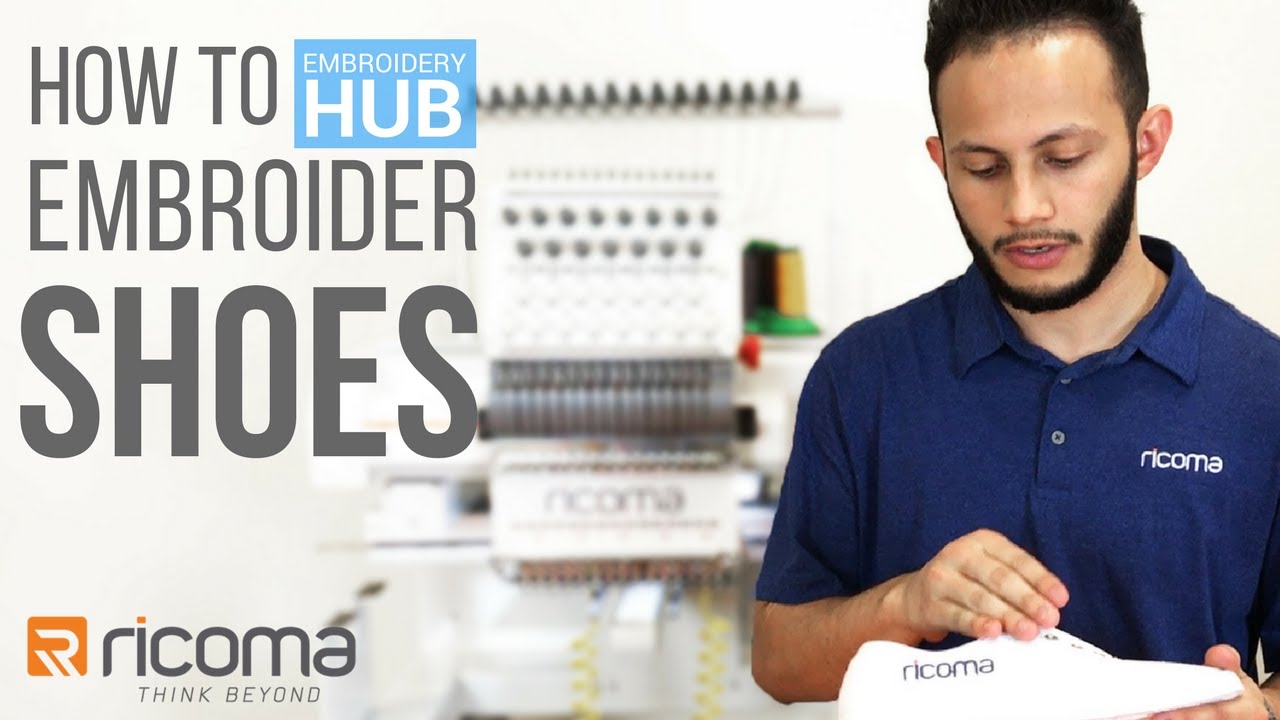 Embroidery Hub, выпуск 5: Как вышить обувь с помощью роботизированной рамки | Уроки вышивания