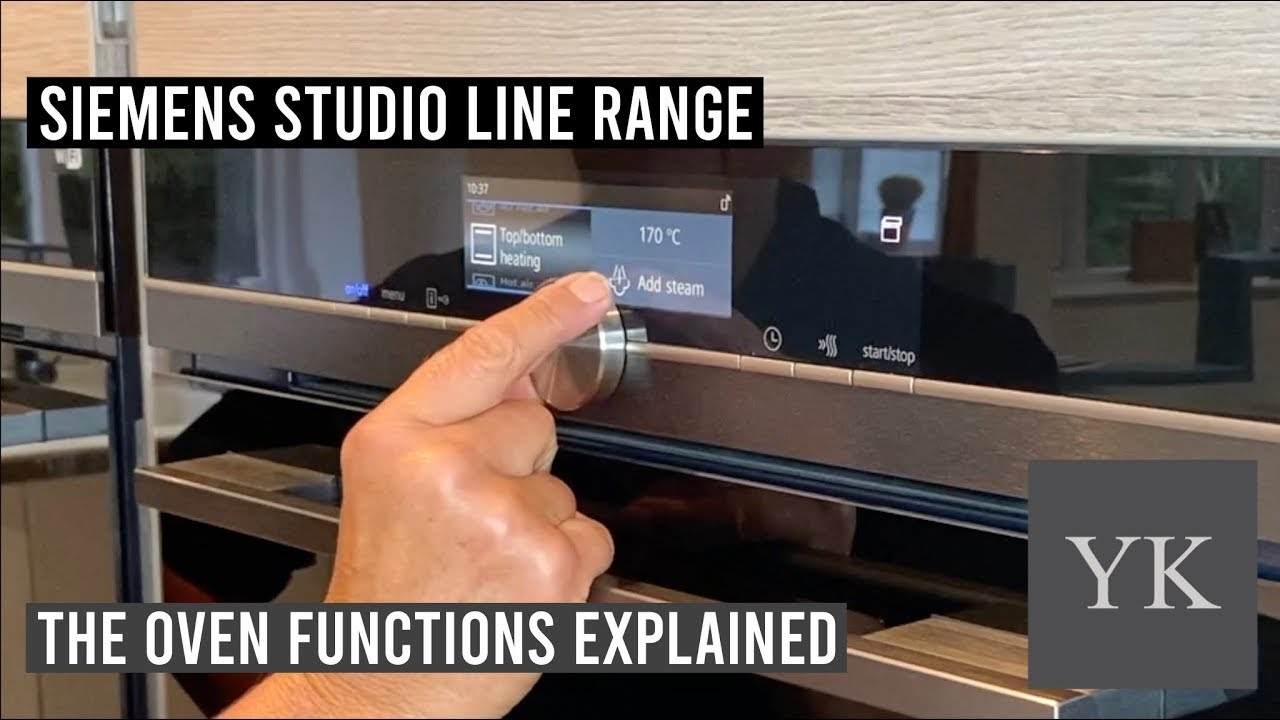 Siemens studio line range | The oven functions explained!