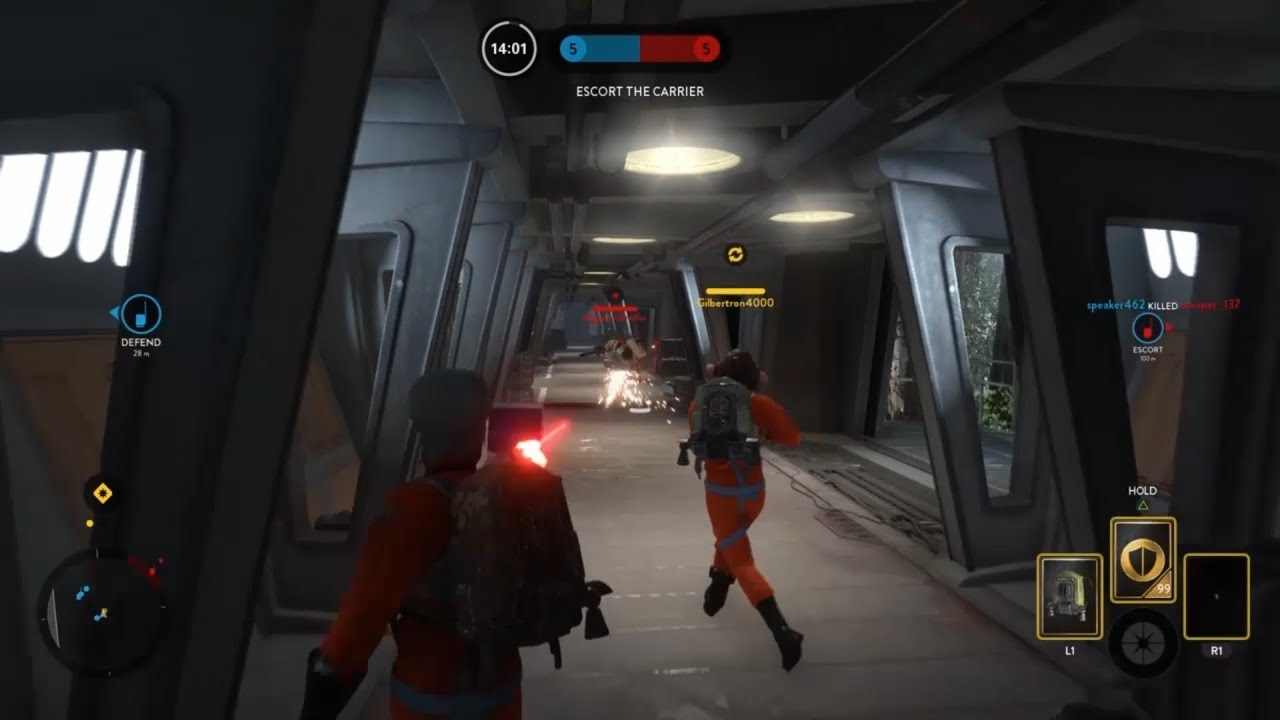 Star Wars Battlefront 1- Fun SE-14C Cargo Match