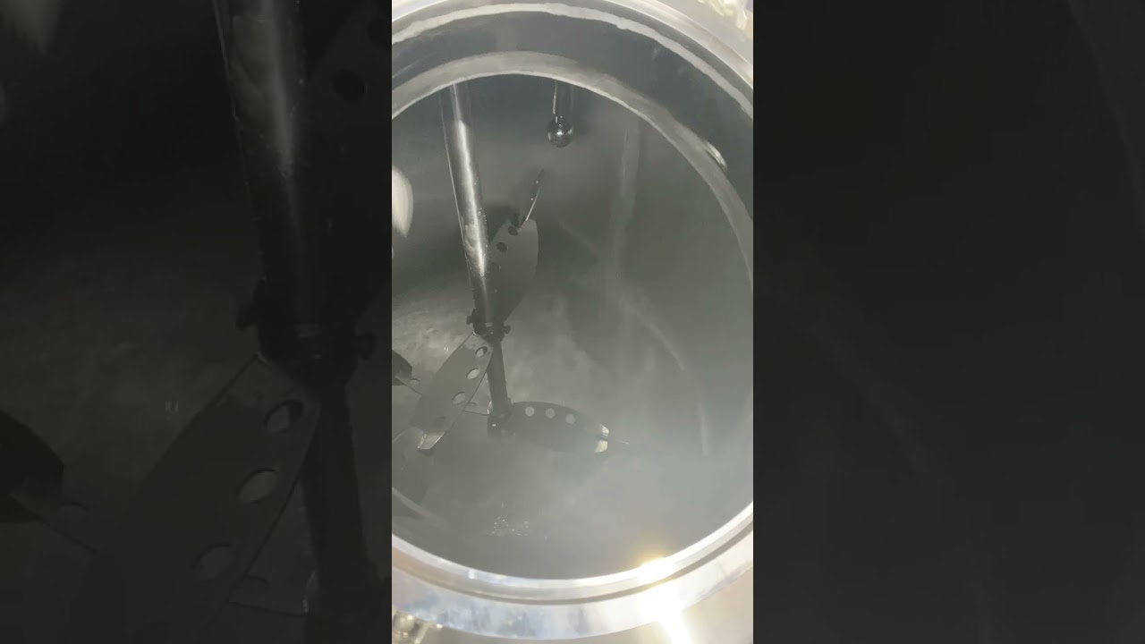 21T016 500L BREWHOUSE system Mash tun Agitator operating