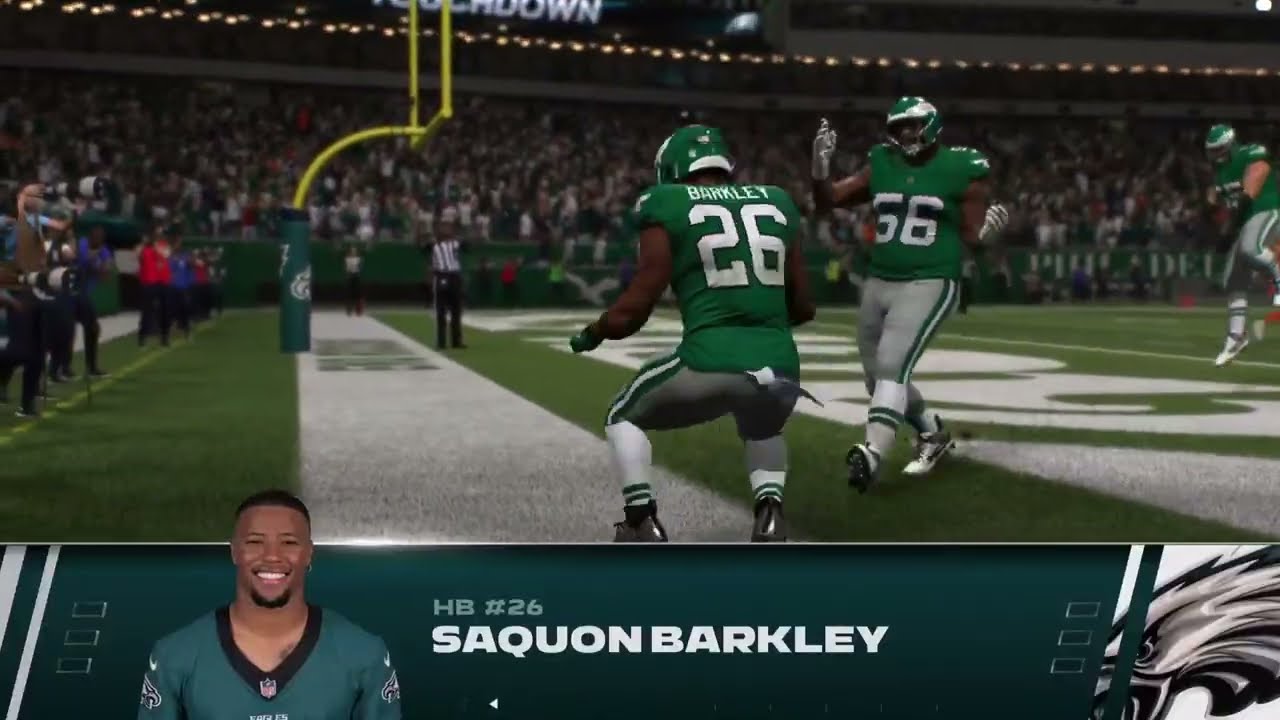Madden NFL 26 bears vs eagles (CPU vs CPU)