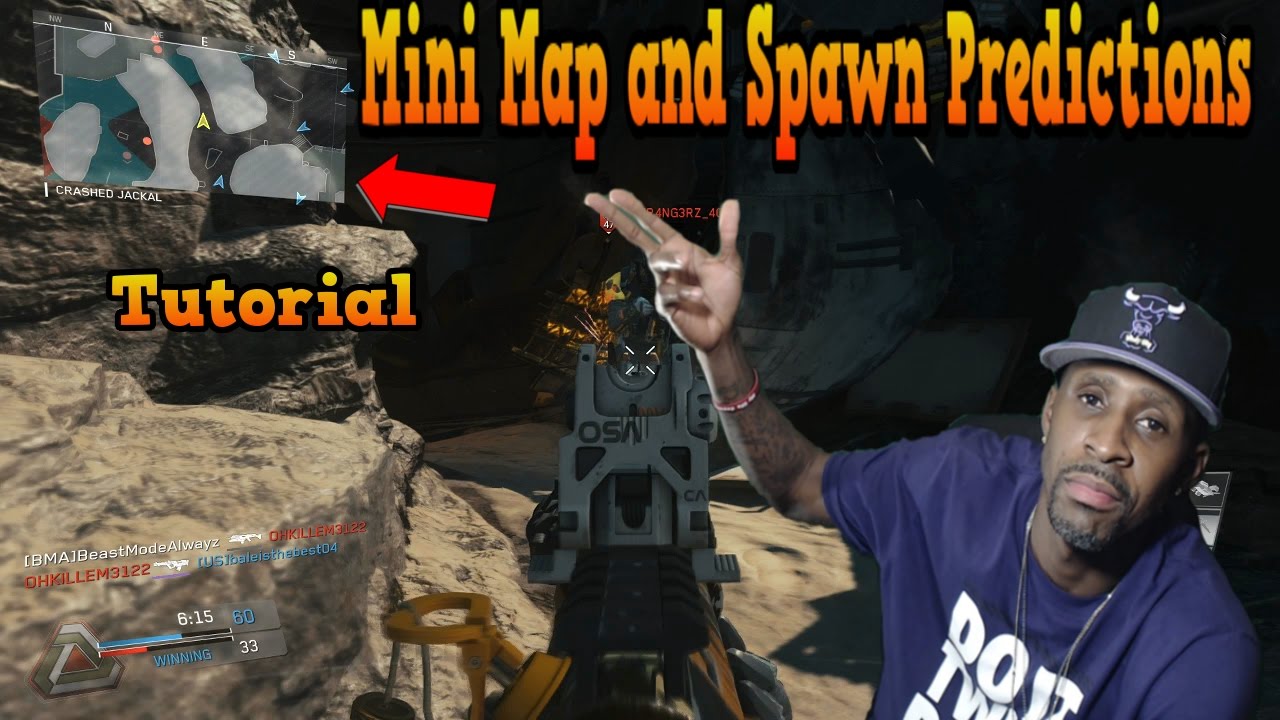 How to Read Mini Maps and Predict spawns | INFINITE WARFARE GAMEPLAY
